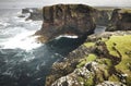 Scottish coastline landscape in Shetland islands. Scotland. UK