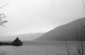 Scottish Crannog at Loch Tay Royalty Free Stock Photo