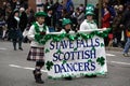 Scottish Dancers, St. Patrick's Day Parade Royalty Free Stock Photo