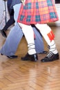 Scottish dancing tarten, legs and socks