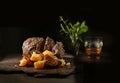 Scottish Haggis, Neeps, Tatties and Whisky