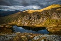 Scottish Highlands autumn landscape. Royalty Free Stock Photo