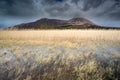 Scottish Landscape Showing Hill Detail With Sky