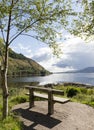 Scottish Loch with bench