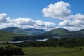 Scottish loch, hills and glens