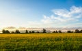 Scottish Lowlands panorama Royalty Free Stock Photo