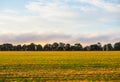 Scottish Lowlands panorama Royalty Free Stock Photo