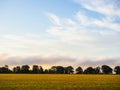 Scottish Lowlands panorama Royalty Free Stock Photo