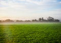 Scottish Lowlands panorama Royalty Free Stock Photo