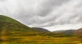 Scottish Lowlands panorama Kingussie to Pitlochry Royalty Free Stock Photo