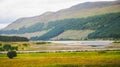 Scottish Lowlands panorama Kingussie to Pitlochry Royalty Free Stock Photo
