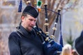 Scottish musical performance during the St. Patrick\'s Day event in Myriad Botanical Gardens