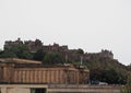 Scottish National Gallery and Castle in Edinburgh