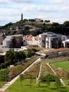 Scottish Parliament and Calton Royalty Free Stock Photo