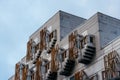 The Scottish Parliament in Edinburgh. Exterior view