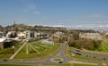 Scottish Parliament and Holyrood House Royalty Free Stock Photo