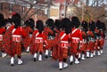 Scottish pipe and drum band