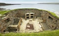 Scottish prehistoric site in Orkney. Skara Brae. Scotland Royalty Free Stock Photo