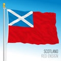 Scottish red ensign, navy flag, Scotland