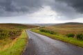 Scottish road trough countryside Royalty Free Stock Photo