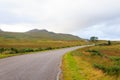 Scottish road trough countryside Royalty Free Stock Photo