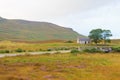 Scottish road trough countryside Royalty Free Stock Photo