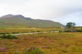 Scottish road trough countryside Royalty Free Stock Photo