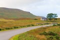 Scottish road trough countryside Royalty Free Stock Photo