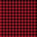 Scottish seamless background. Vector red and black scottish fabric.