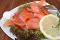 Scottish smoked salmon