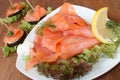 Scottish smoked salmon