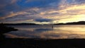 Scottish Sunset across Loch Creran in Argyll and Bute