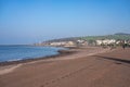 Scottish Town of largs and its North Prom Looking North on the West Coast of Scotland in Warm February Weather