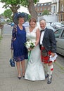 Scottish wedding Royalty Free Stock Photo