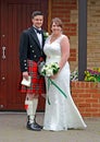 Scottish wedding Royalty Free Stock Photo