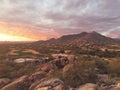 Scottsdale Arizona desert landscape,USA Royalty Free Stock Photo