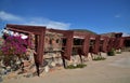 Scottsdale, Arizona: Frank Lloyd Wright - Taliesin West: Drafting Studio Windows Royalty Free Stock Photo