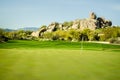 Scottsdale, Arizona, landscape golf course Royalty Free Stock Photo