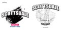 Scottsdale, Arizona, two logo artworks