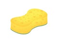 Scouring pads spong for housework cleaning and scouring pad domestic spong work tools. Vector stock illustration.