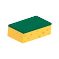 Scouring pads spong for housework cleaning. Vector illustration
