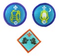 Scout badges Royalty Free Stock Photo