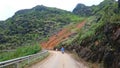 Scouter trip through the mountains of the north of Vietnam, Ha Giang loop, black rocks