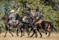 Scouts Battle it Out Royalty Free Stock Photo