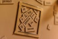 Scrabble on a fridge