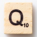 Scrabble Letter Q