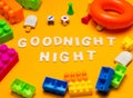 Scrabble letters spelling out good Night Royalty Free Stock Photo