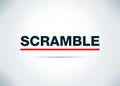 Scramble Abstract Flat Background Design Illustration Royalty Free Stock Photo