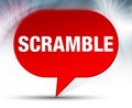Scramble Red Bubble Background Royalty Free Stock Photo