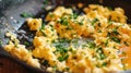 Scrambled eggs cute natural illustration. Royalty Free Stock Photo